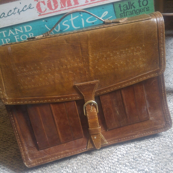 Vintage Other - Vintage leather briefcase